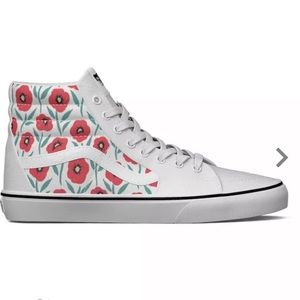 NWT Vans Sk8-HI Flowers